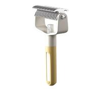 Brosse de toilettage pour chien - Peigne démêlant - Brosse pour animaux de compagnie - Pour la douche, la maison, le toilettage des chats, les races moyennes à grandes - Élimination de la