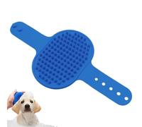 Brosse de toilettage pour chien - Poignée réglable avec poils doux pour enlever les poils morts - Brosse en caoutchouc comme brosse de toilettage pour chiens - Pour la maison, le toilettage des