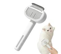 Brosse de toilettage pour chiens | Dents autonettoyantes réglables | Peigne pour chien et chat | pour races longues, courtes, grosses, petites, moyennes et grandes, salle de bain, nettoyer, démêler