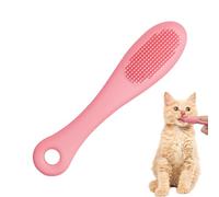 Brosse de toilettage pour menton de chat, brosse de toilettage en silicone souple, antidérapante, multifonctionnelle, fournitures pour animaux domestiques, brosse de nettoyage pour chats et chiens
