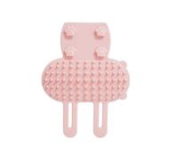 Brosse de toilettage réglable en silicone pour chat