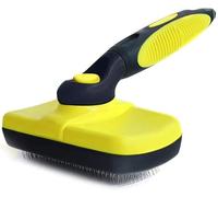 Brosse de toilettage rétractable for chiens et chats, peigne professionnel, autonettoyant, sûr, outils for animaux de compagnie, 5 couleurs/797