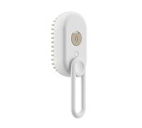 Brosse de toilettage USB 3 en 1 pour chats et chiens, massage à une pulvérisation, anti-perte, design portable et doux, compact 12,5 x 6,5 x 4,5 cm, 132 g