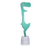 Brosse de Toilette avec Support de Dinosaure Animal. Nettoyant pour Toilettes Accessoire de Salle de Bains