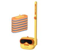 Brosse de toilette - Brosse murale en forme de canard, suceur plat pour toilettes, tête en silicone flexible, base de rangement de salle de bain, entretien de la maison, outil sur le thème des animaux
