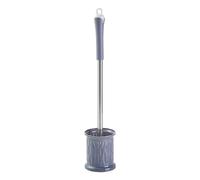 Brosse de Toilette Brosse WC en Silicone sans Angle Mort, kit de Nettoyage Multi-usages for la Maison et Salle Bain(Grigio)