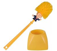 Brosse de toilette Donald Trump pour salle de bain avec support - Ensemble de brosse de nettoyage - Cadeau drôle