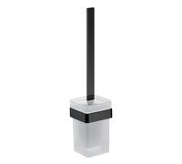 Emco Loft set de brosses de toilette 051513300 noir, verre satiné, modèle mural