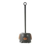 Brosse de toilette en forme de chien avec supports solides, rigidité moyenne, ne rouille pas, petite brosse de toilette pour chien avec supports