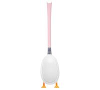 Brosse De Toilette En Silicone - Épurateur En Forme De Canard | Brosse De Cuvette De Toilette Flexible Avec Support Pour Le Nettoyage De La Salle De Bain, Ensemble Mural Sans Perçage, Poils TPR Souple