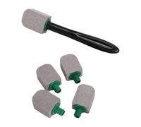 Brosse de toilette ergonomique en pierre ponce naturelle à long manche antidérapant pour eau dure tenace et calcaire