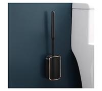 Brosse de toilette et support, brosse de toilette murale salle de bain vidange rapide outil de nettoyage brosse de nettoyage ensembles d'accessoires de salle de bain nettoyage en profondeur ( Grey : G