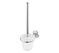 Brosse de toilette Geesa Hotel avec support Chrome (tête de brosse blanche) 915311-02