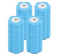 Brosse de toilette jetable avec 48 têtes de brosse WC de rechange, avec 1 brosse à joints, brosse à joints, brosse de toilette jetable avec poignée allongée, pied pour salle de bain, baignoire, sol