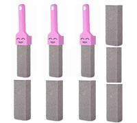 Brosse de Toilette Jetable Avec Manche-Outil de Nettoyage Anti-Dérapant à Manche Plastique Long pour Cuisine/Salle de Bain/Piscine/Menage (9)