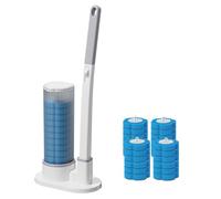Brosse de Toilette jetable Brosse de Toilette jetable, Outil de Nettoyage for Salle de Bain(Grey/Grey)