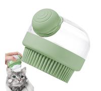 Brosse de toilette pour chats - Brosse de bain pour animaux de compagnie avec distributeur de shampooing | Brosses de bain multifonctionnelles pour chats | Brosse de massage pour le bain des animaux