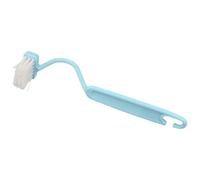 Brosse de toilette sous le bord - Brosse avec poignée, nettoyeur multifonction | Outil à poils doux pour bol de toilette, coin de salle de bain, bord du sol, fente du lavabo