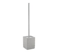 BROSSE DE TOILETTE SUR PIED EN RÉSINE GRISE PERVINCA