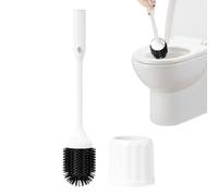 Brosse de Toilettes avec Support - Brosse De Toilettes Électrique avec Support | Raclette Angulaire Flexible Murale pour Entretien Maison