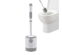 Brosse De Toilettes | Brosses WC Long Manche avec Support et Nettoyant Intégré | Accessoire Ergonomique Résistant Frottement, Nettoyage Douche, Évier, Baignoire, Carrelage, Sol, Maison Salle Bain
