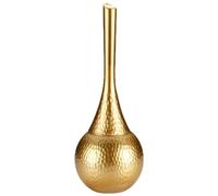 Brosse de Toilettes en Or Brosse et Support de cuve Toilettes en Plastique 15 Pouces avec poignée Confortable sans Glissement pour Le Nettoyeur Bol Salle Bain, Or, Salle Bain, pinceaux