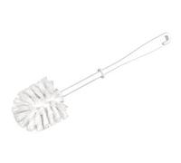 Brosse de toilettes, plastique, tête ronde,