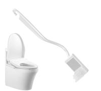 Brosse De Toilettes pour Salle De Bains | Outil De Nettoyage avec Miroir De Contrôle | Nettoyeur WC | pour Maison Appartement Camping-Car Toilettes Salle d'eau Dortoir