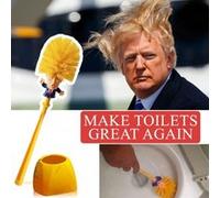 Brosse WC Trump | Make Your Toilet Great Again | Balai de Toilettes Donald Trump | Brosse de Toilette Humoristique | Idée Cadeau | Insolite | Secret Santa | Humour | Fun | OriginalCup
