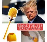 Brosse de toilettes Trump Jaune G