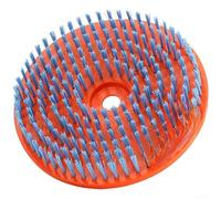 Brosse de tondeuse à gazon en nylon pour nettoyage de route, outil de balayage extérieur avec adaptateur facile à installer (D)