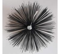 Brosse de tuyau de poêle - Brosse ronde en fil d'acier indéformable de qualité supérieure (140 mm)