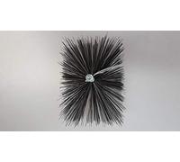 Brosse de tuyau de poêle/conduit de cheminée/chaudière En fil d'acier indéformable de qualité supérieure Forme rectangulaire