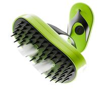 Brosse de vapeur de chat, brosse de toilettage de massage pour chiens, peigne de nettoyage des poils pour animaux de compagnie, technologies de vapeur innovantes bouton de libération de décharge de co