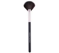 Brosse de ventilateur d' nergie Brosse professionnelle Blush Soft Vegan Synthetic Makeup Brush pour le visage mettant en vidence le polissage et