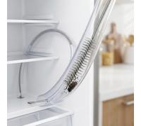 Brosse de vidange flexible pour réfrigérateur 160 cm nylon acier (95 cm) | Brosse flexible en nylon de 160 cm, élimine la graisse et les débris, s'adapte aux tubes incurvés, noyau en acier inoxydable