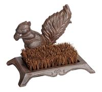 Essuie-bottes GENERIQUE Best For Boots - Brosse nettoyage chaussure en fonte et fibre de coco Ecureuil