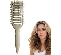 Brosse définissante pour boucles, brosse de coiffage pour cheveux bouclés, démêlant, peignant, réduisant les tiraillements