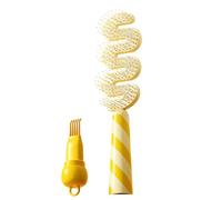 Brosse Définisseur Pour Cheveux - Outil Démêleur Portable Avec Poignée Antidérapante | Peigne De Massage En Cuir Cheveu Pour Un Usage Voyage Salon Spa Toilettage Fêtes M