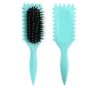 Brosse Définition Bouclés - Anti-frisottis, Convient à tous les types de cheveux, démêlant pour cheveux humides et secs, dimensions 23 × 6,5 cm | CURLISTA