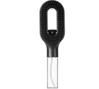 Brosse DéMêLante 2 En 1 Avec Brume IntéGréE Brosse à cheveux brumisateur 2 en 1 avec jet d'eau intégré, brosse démêlante for secs et humides, pulvérisateur brume fine(Black)