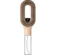 Brosse DéMêLante 2 En 1 Avec Brume IntéGréE Brosse à cheveux brumisateur 2 en 1 avec jet d'eau intégré, brosse démêlante for secs et humides, pulvérisateur brume fine(Khaki)