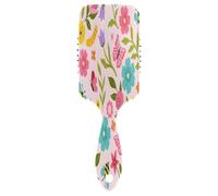 Brosse démêlante à coussin d'air, motif chenilles, papillons, abeilles, peigne pour cheveux sains, facile à brosser les cheveux