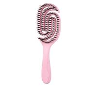 Brosse démêlante - Brosse à cheveux sans traction - Brosse à cheveux anti-casse - Brosse creuse en - Outil de lissage pour et femmes - Pour salon, voyage, spa, soins capillaires, rose