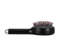 Brosse Démêlante Douce Électrique avec Spray D'eau, Massage du Cuir Chevelu | Réservoir 10ml Rechargeable, Poils Souples Abs, Usage Quotidien et Déplacements, Noire