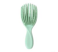 Brosse démêlante et peigne à cheveux avec masseur de cuir chevelu pour femme, réduit les frisottis et les cheveux rebelles, favorise des cheveux sains, convient à tous les types de cheveux (vert)