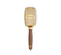 Brosse Démêlante Expert Care Flex Nylon Bristles Gold&Brown Olivia Garden
