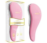 Brosse démêlante - Faites glisser la brosse démêlante à travers les cheveux emmêlés - Meilleure brosse/peigne pour femmes, filles, hommes et garçons - Utilisation sur cheveux humides et secs (rose)