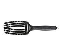 Olivia Garden Fingerbrush Brosse Plate Combo avec Poils 100% Sanglier/Nylon, Taille Medium , 1 Unité