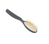 Brosse démêlante for chien, compatible avec la perte et l'élimination des poils morts, légère et dotée de picots plaqués or.(Large-grey)